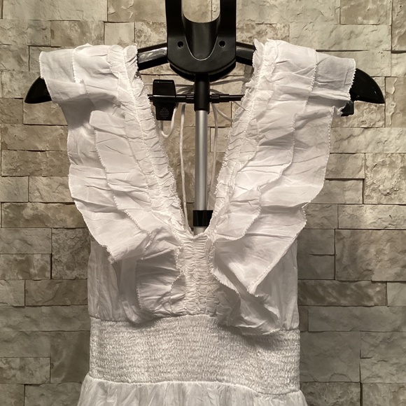 Caroline Constas V-Neck Ruffle Maxi Dress (NWT) - Picture 4 of 11